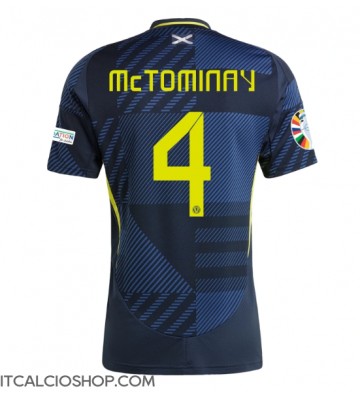 Scozia Scott McTominay #4 Prima Maglia Europei 2024 Manica Corta